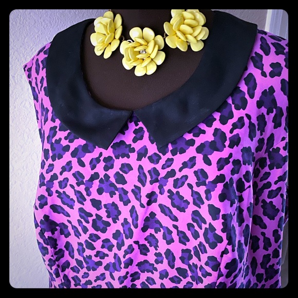 leopard print dress size 20